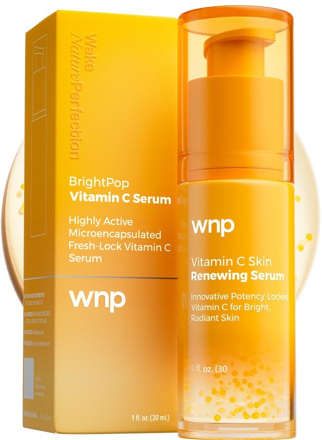 WNP Vitamin C Serum for Face - Dermatologist Tested Anti-Aging & Brightening with Hyaluronic Acid & Vitamin E, Treatment for Dark, Age, Sun Spot, Melasma, Hyperpigmentation, Fine Lines & Wrinkles - Image 1